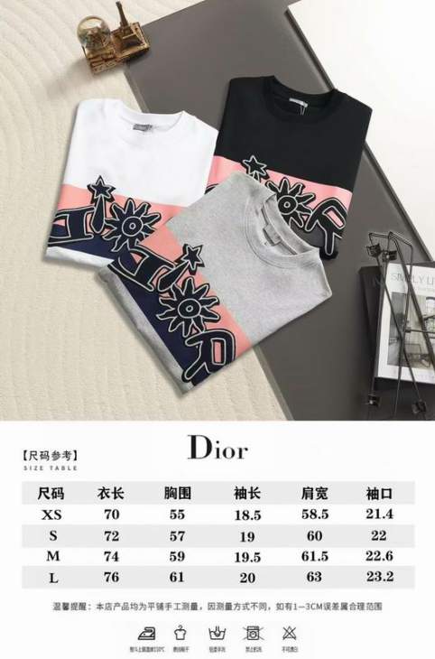 Dior T Shirts Short _SKUDiorXS-Lxetr27915423